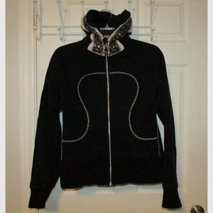 LULULEMON Special Edition Black Scuba Hoodie - Sz 6